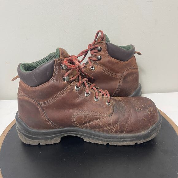Red Wing Work Boots Men 8Dβ Steel Toe Leather ASTM F2413 Brown EH Safety Boots - Picture 7 of 9
